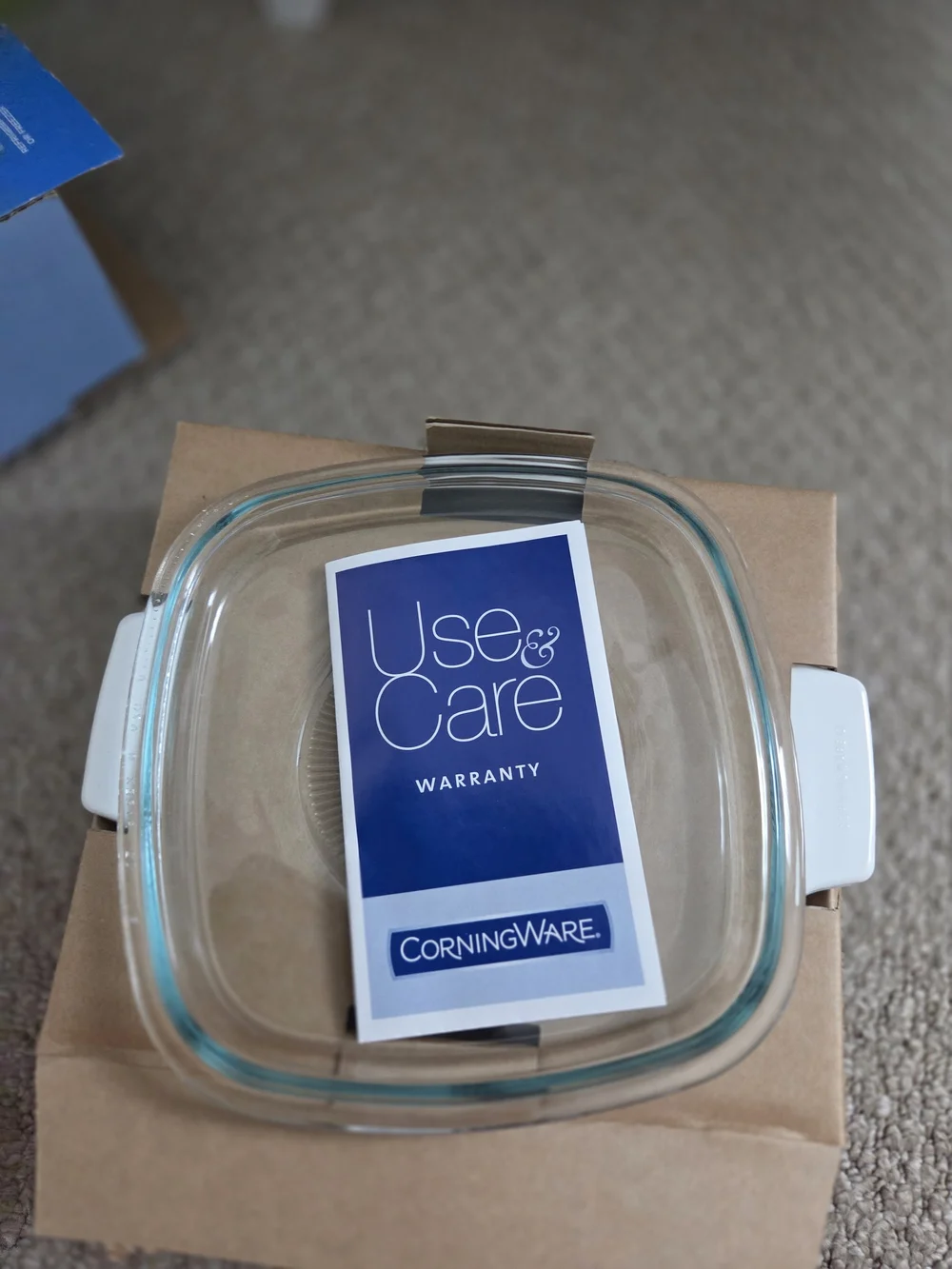 CorningWare European Herbs 1.5L White Covered Casserole